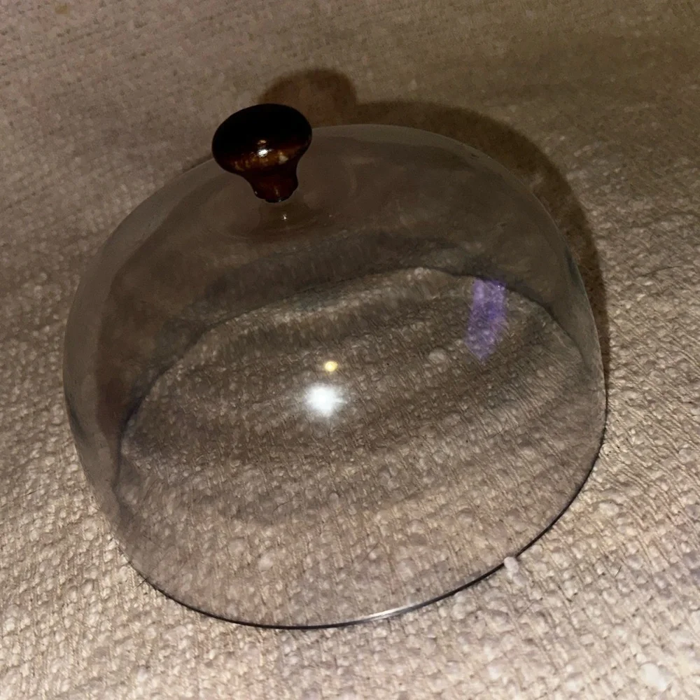 RARE Vintage 1960’s Goodwood Teak Cheese Tray Dome Cloche 10
